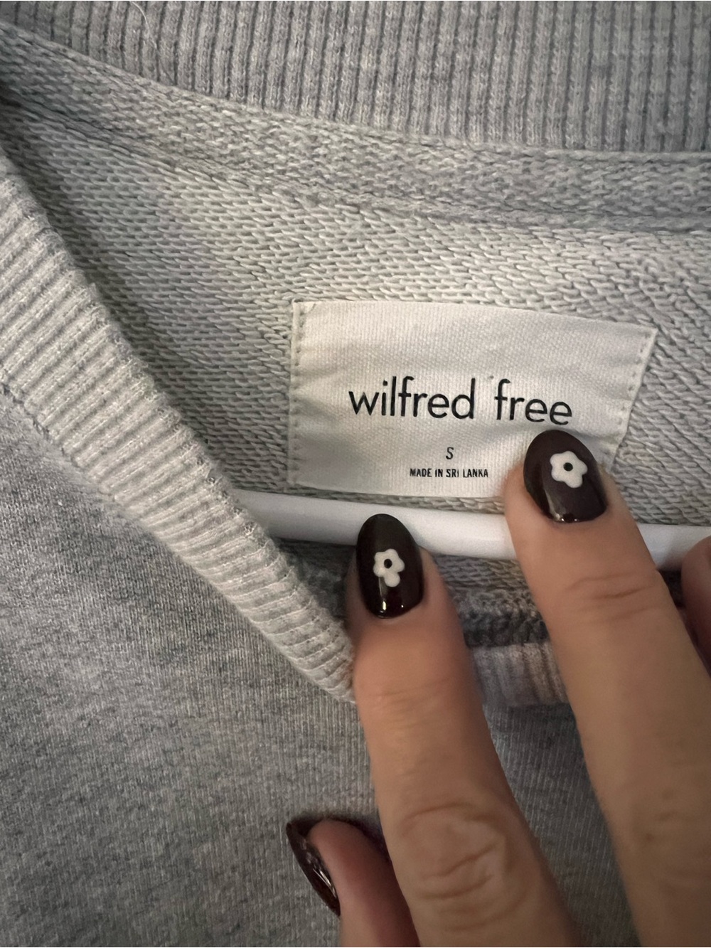 Wilfred Light Grey Puff-Sleeve Crewneck Sweater - Picture 3 of 3